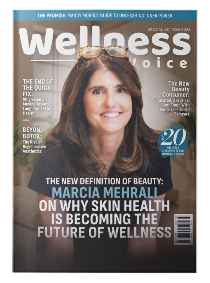 Marcia Mehrali of Beneath the Surface Spa featured in Wellness Voice Magazine
